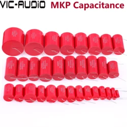 1PC Audiophiler Axial MKP Capacitor 0.47-40UF 400VDC 250V Audio Grade Capacitor HIFI Frequency Capacitance Guitar Amplifier DIY