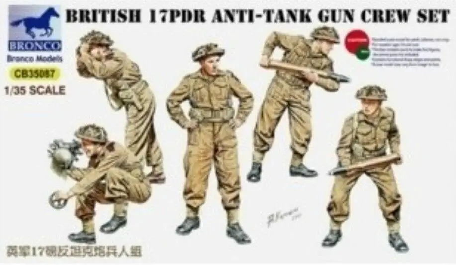 

Bronco CB35087 1/35 17 Pdr Anti-Tank Gun Crew