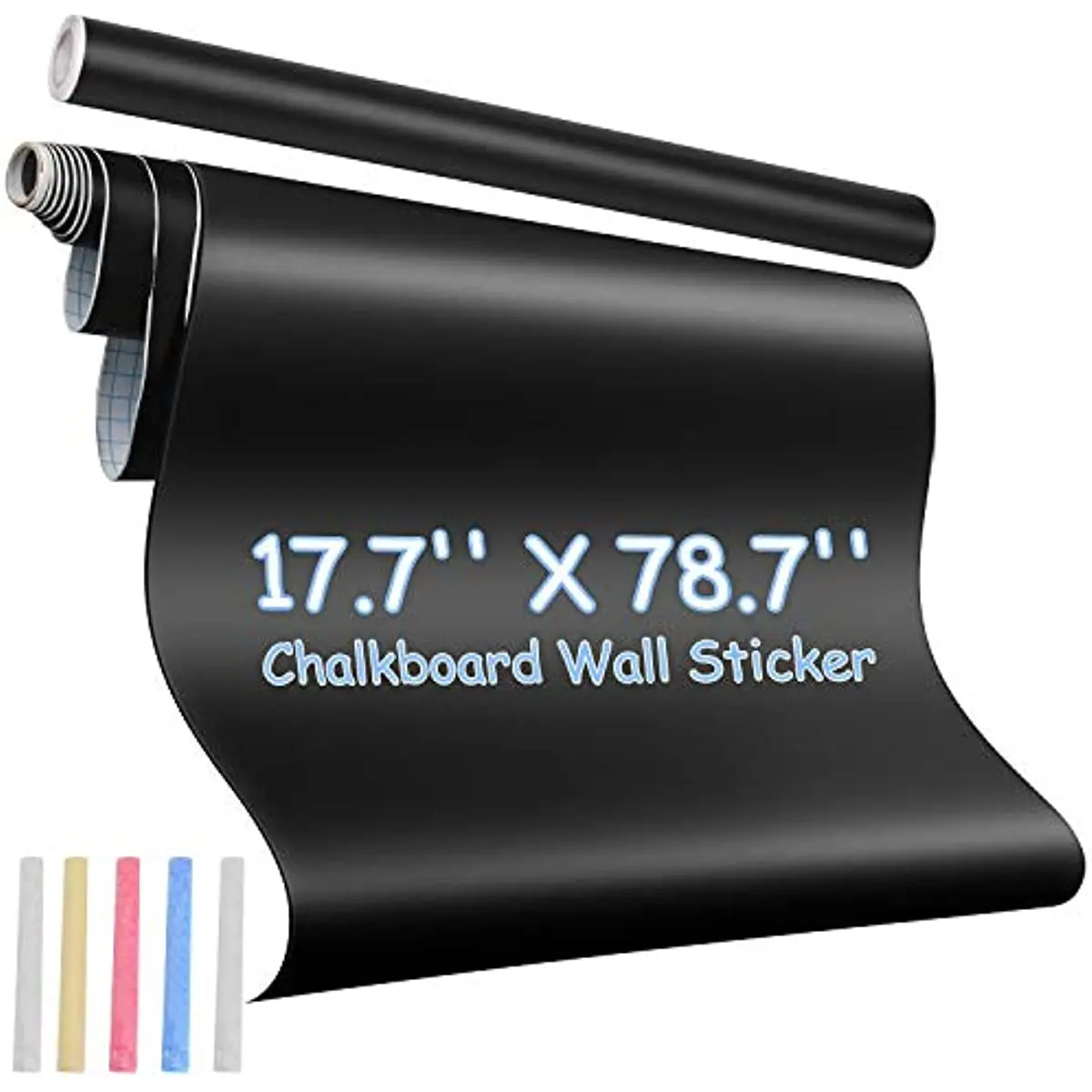 Blackboard Wall Stickers Blackboard Wallpaper Contact Paper Roll Self-adhesive DIY Reusable Erasable Blackboard (Customizable)