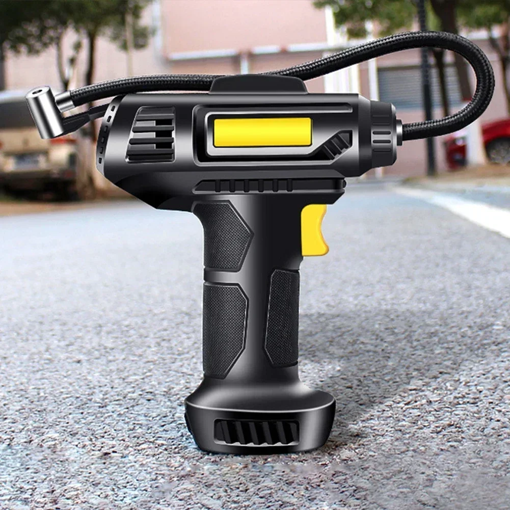 120W Handheld Air Compressor Wired Inflatable Pump Digital Air Injector Bicycle Car Motorcycle Cordless Air Compressor