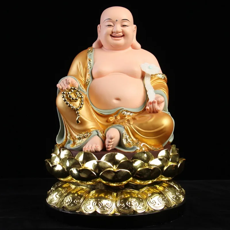 Buddha statue Southeast Asia Home store company Shrine God of wealth Maitreya Buddha Mammon God Sculpture