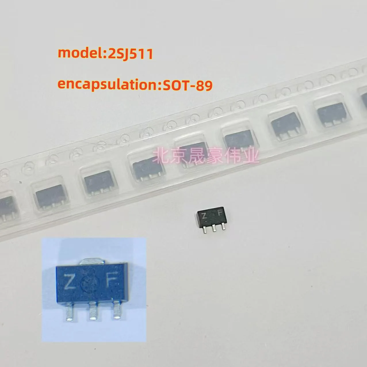 

10pcs 2SJ511 Toshiba field-effect transistor J511 MOS transistor 30V 2A 0.45 Ω SOT-89 silk screen ZF