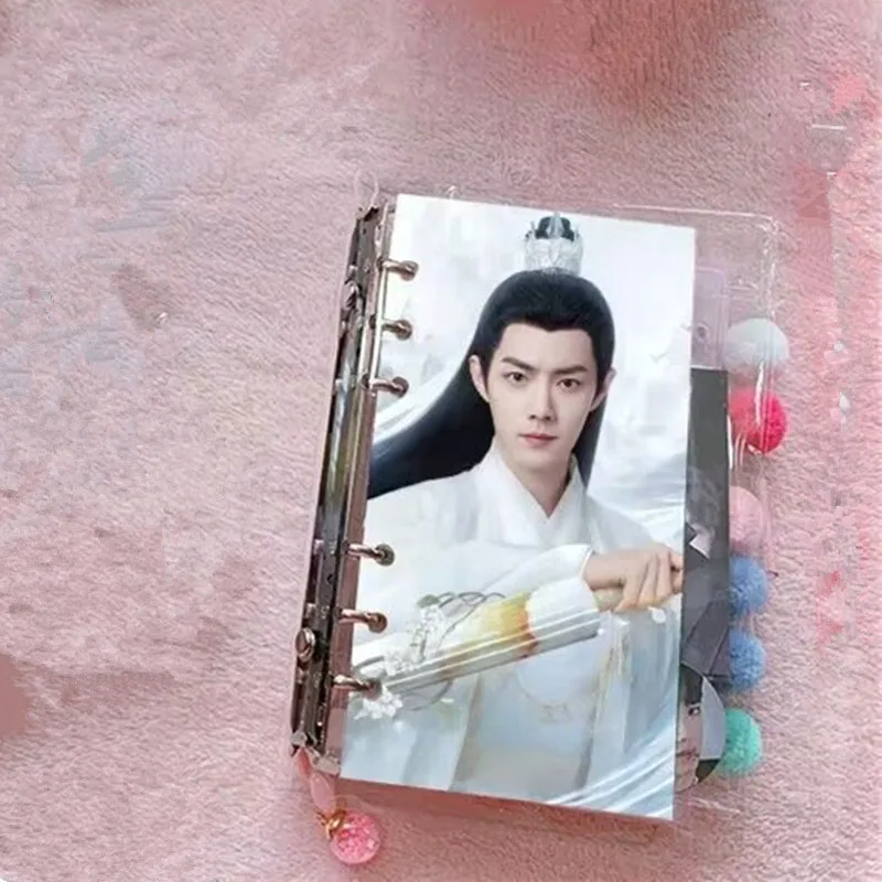 Xiao Zhan Cute Loose-Leaf Notepad Drama Yu Gu Yao Shi Ying Figure Fun Hand Account DIY Handmade Notebook Student Creative Diary