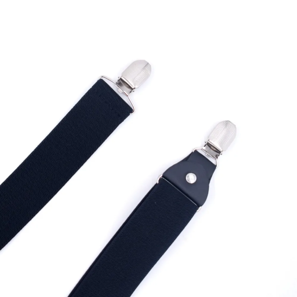 الحمالات للرجال النساء موضة 3.5 سنتيمتر X-الظهر 4 مقاطع قابل للتعديل مطاطا قميص بنطلون الأقواس حزام أحزمة هدايا للزوج أبي #4