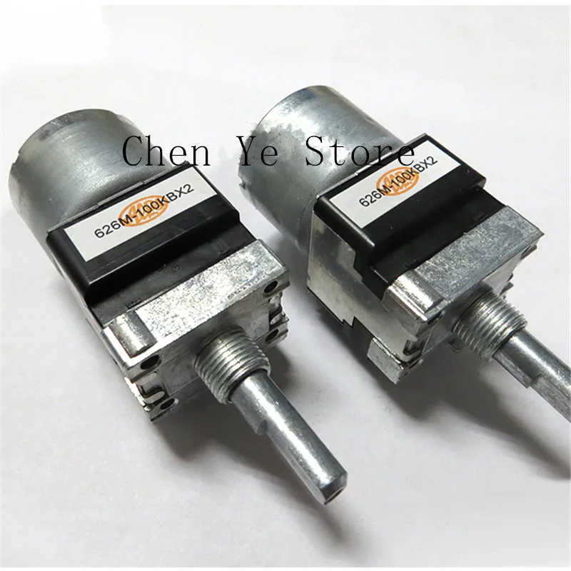 5PCS ALPS imported motor drive potentiometer RK16812MG098 double 2-way B100K with tap 25F