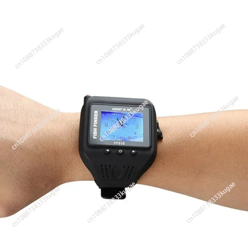 2025 رائجة البيع نوع الساعة اللاسلكية السونار مرئية عالية الوضوح كاشف الصيد ذكي مقاوم للماء مطلق السمك الصيد ge