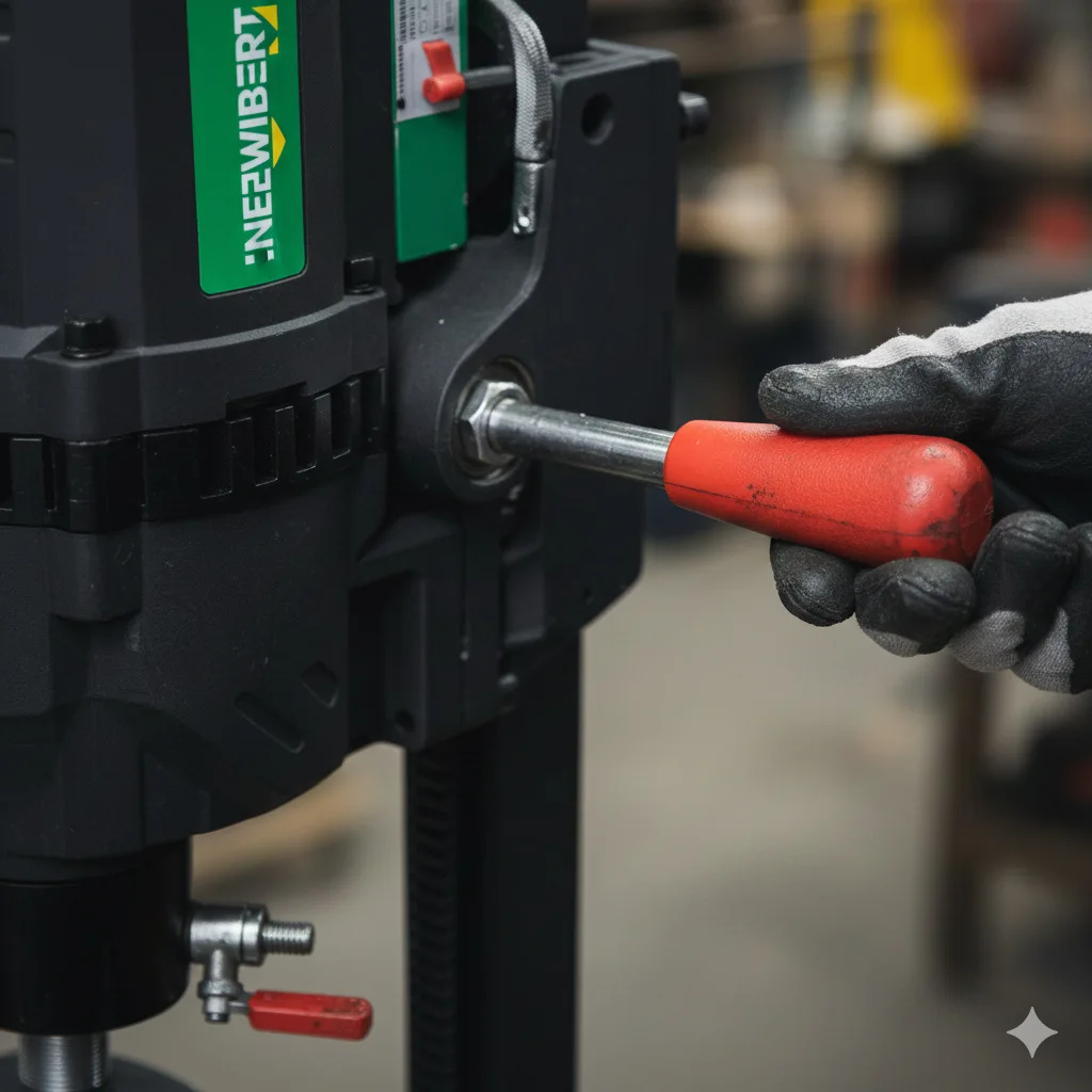 Multifunctional Large Diameter Core Drill Rig, High Power Handheld & Desktop Dual UseConcrete Engineering Water Drilling Machine