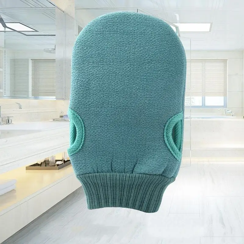 1Count Double-Sided Bath Glove,Exfoliating Scrubbing Mitt,Body Massage Tool,Ideal for Skin Care&Relaxing Baths view 5