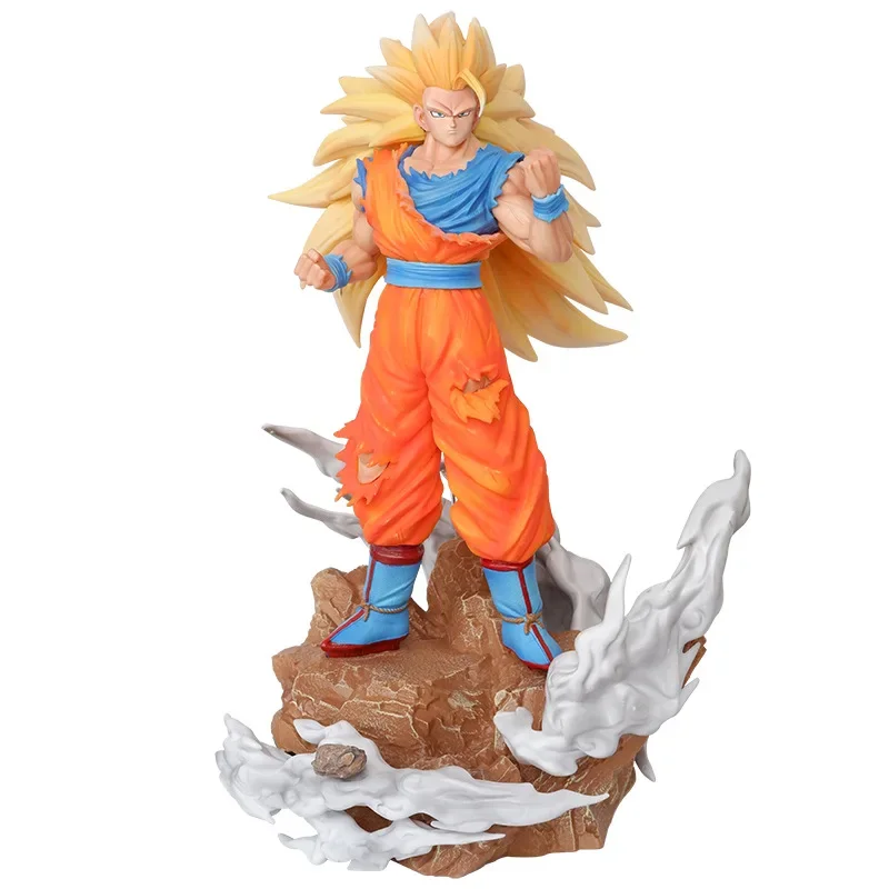 Anime Dragon Ball Z Super Saiyan Son Goku Vegeta Batalha Ver. GK PVC Action Figure Estátua Coleção Modelo Crianças Brinquedos Boneca Presentes