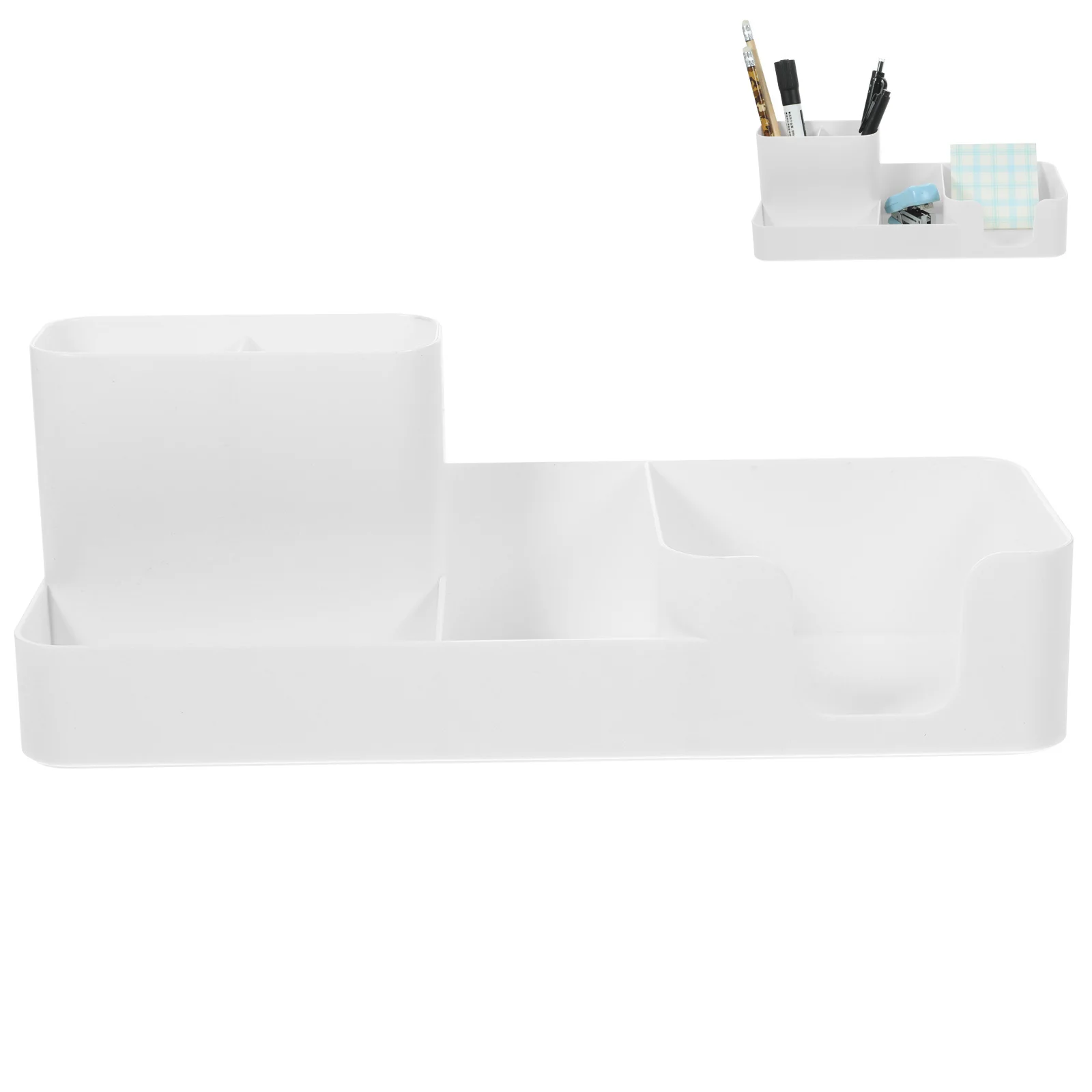 Opbergdoos voor notities Bureauaccessoires Potloodhouder Organizer voor kunststof esthetisch kantoor
