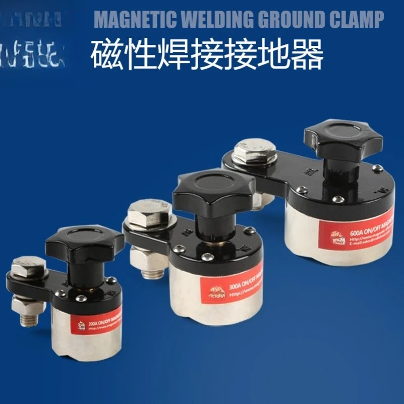 150 Degree High Temperature Electric Welding Strong Magnetic Secondary Welding Grounding Iron Grounding Clamp