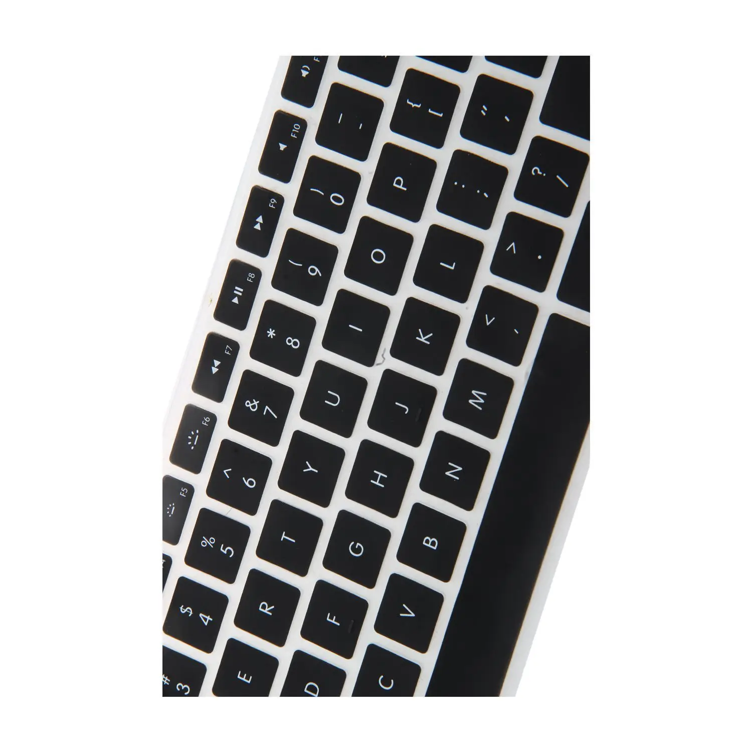 Silicone Thin Keyboard Skin Cover Protector With Numeric Keypad For Apple iMac Black