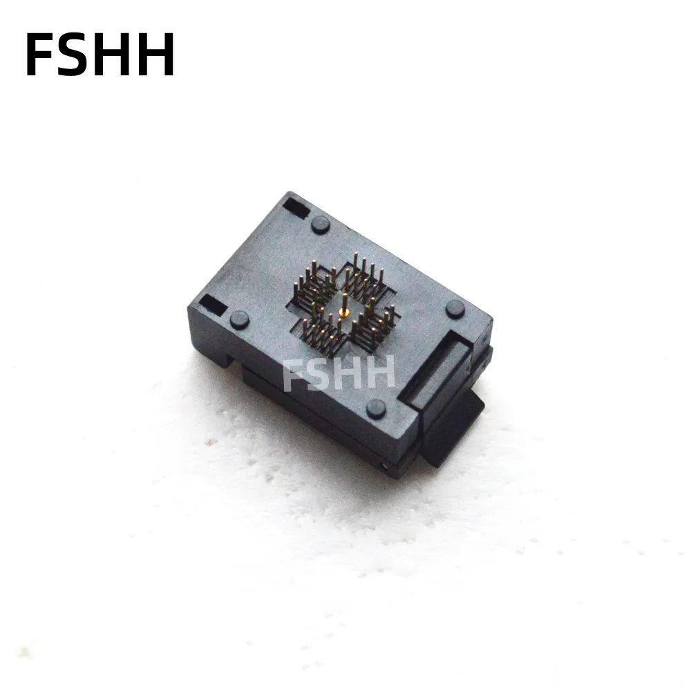 QFN32 WSON32 hogy DIP32 programmer Adapter DFN32 MLF32 QFN32 Integrált áramkör vizsgált socken pitch=0.5mm size=5x5mm