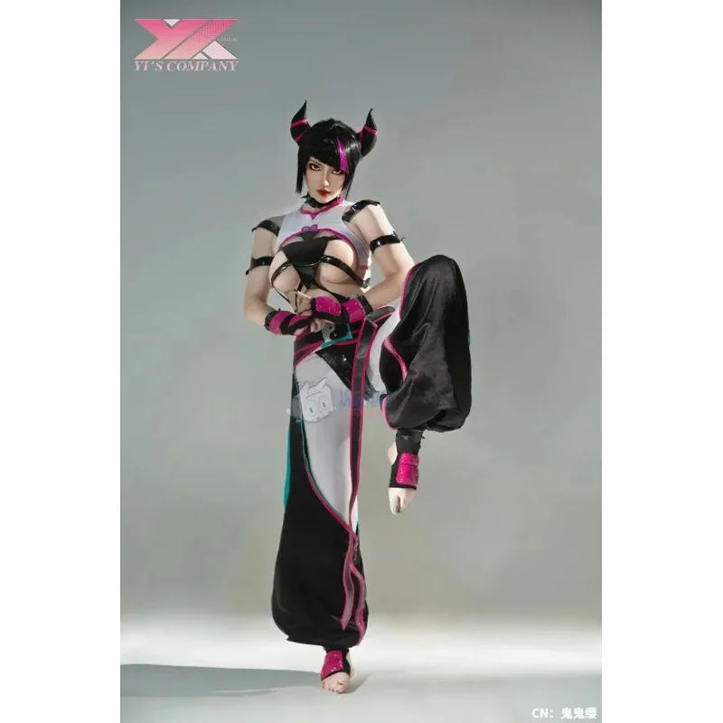 

Игры аниме новый уличный истребитель Cos костюмы Han Juri косплей персонаж униформа одежда для выступлений Хэллоуин карнавальная стоимость