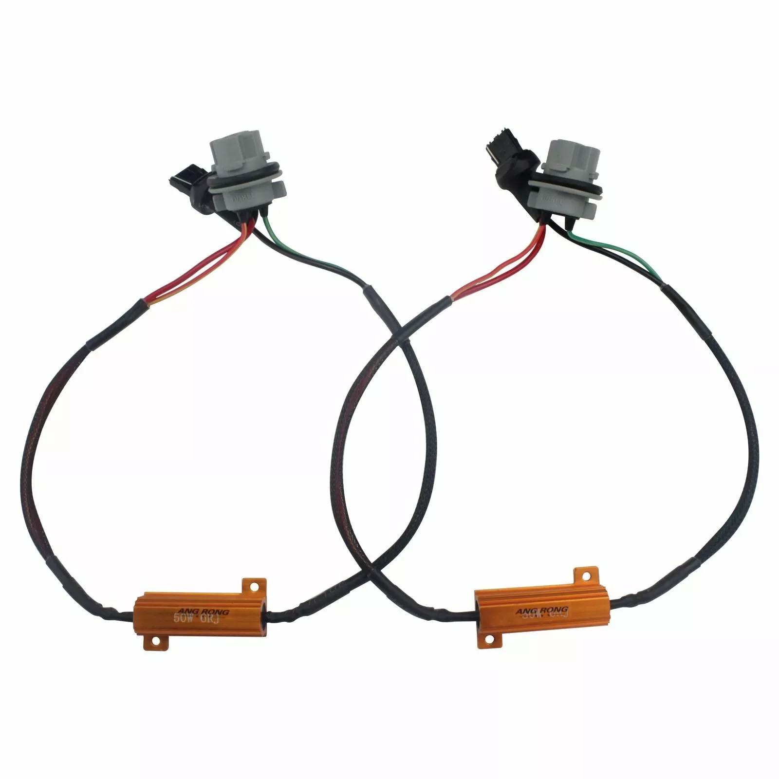 

1Pair T20 W21W 7440 LED Load Resistor Canbus Error Free Wiring Harness Car Lights Accessories