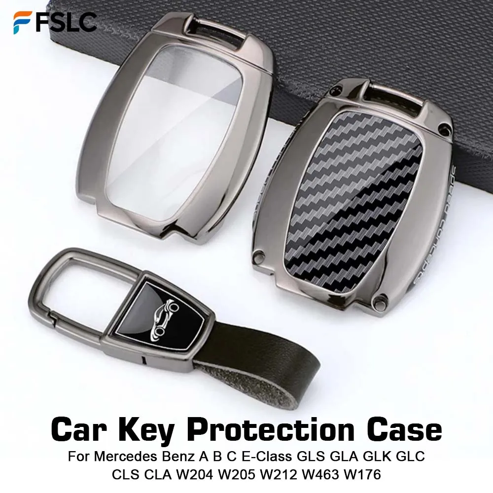 ⭐Genuine⭐ Car Remote Key Case Package For Mercedes Benz A, B, C, E-Class GLS GLA GLK GLC CLS CLA W204 W205 W212 W463 W176
