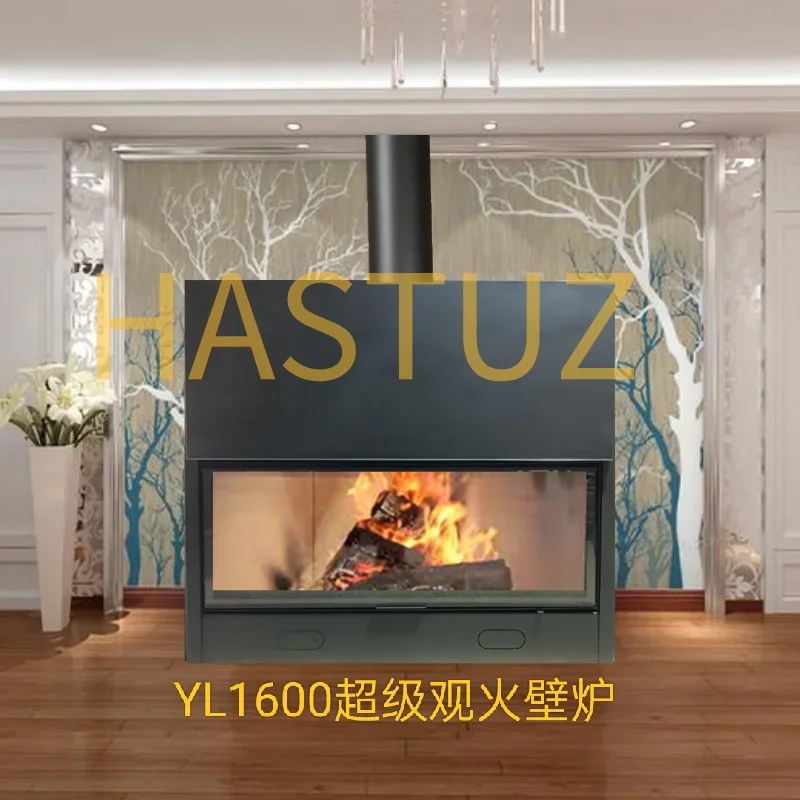 เครื่องทําความร้อนไม้ ห้องนั่งเล่นสไตล์ยุโรป เตาตกแต่งภายในบ้าน