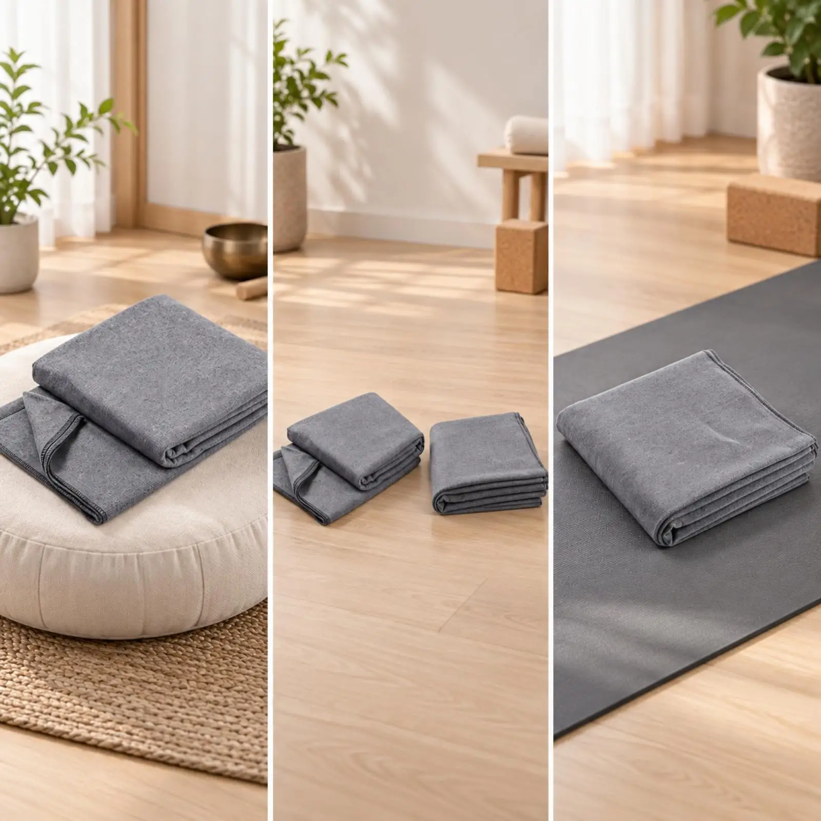 Soft Wool Yoga Meditation Blanket Large 200x150cm Cozy Floor Mat for Relaxation and Gentle Stretching