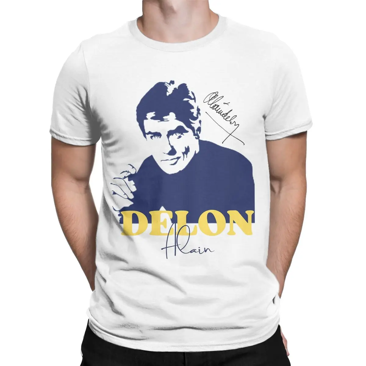 Rip Alain Delon The Legendary Actor Accessories Shirts Men Women Fun Cotton Graphic Printed Clothes