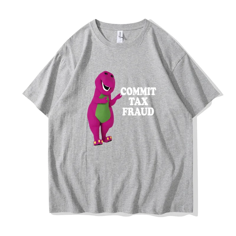 تلتزم بالضرائب تيشيرت نسائي بأكمام قصيرة برقبة دائرية ، تيشيرت هاراجاكو كرتون ، طباعة أحرف ، رسم ، كاجوال ، مقاس كبير #5