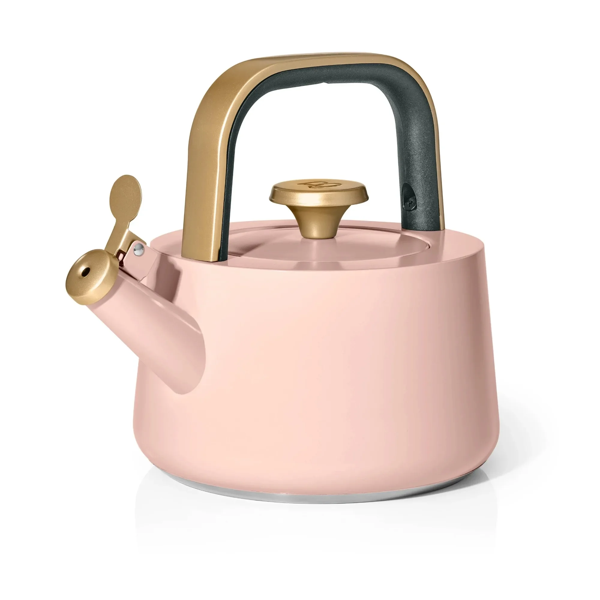 1.8L Ceramic Non-Stick Stovetop Tea Kettle,Make the handle smooth and heat-resistant, Rose