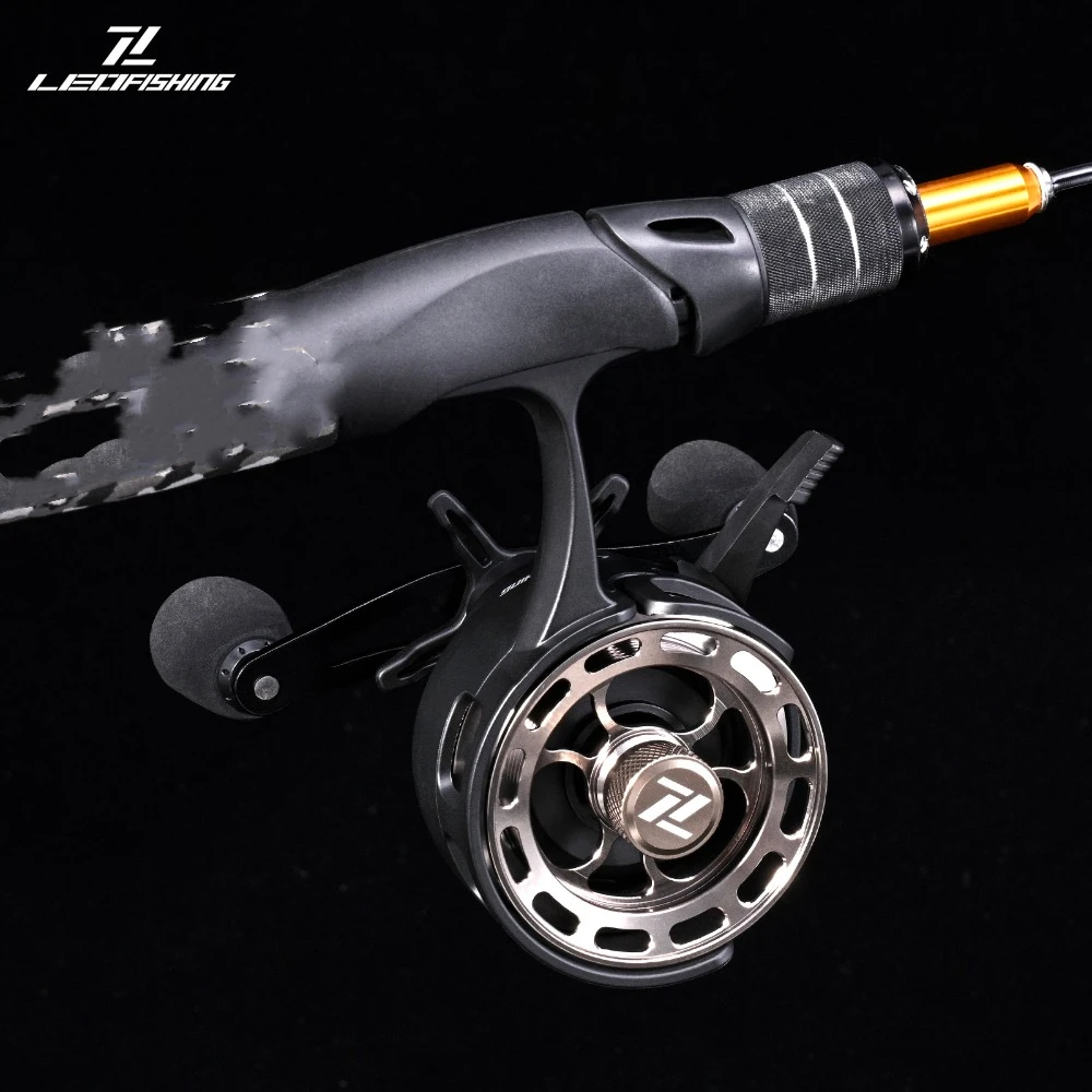 Quick Release Reel Ice Fishing Wheel 3+1 Metal Spool Fishing Reel Aluminium Alloy Smooth Handle Braking Metal Bait casting Reels