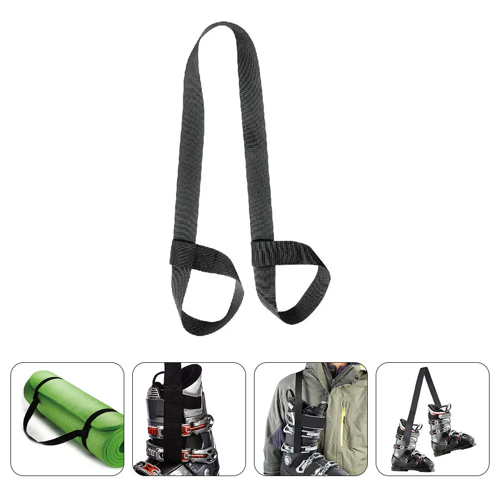 

2 шт. Ремни-держатели для ковриков для йоги, регулируемые нейлоновые стропы для переноски ковриков для йоги, роликовых коньков, ледовых коньков, для путешествий через плечо