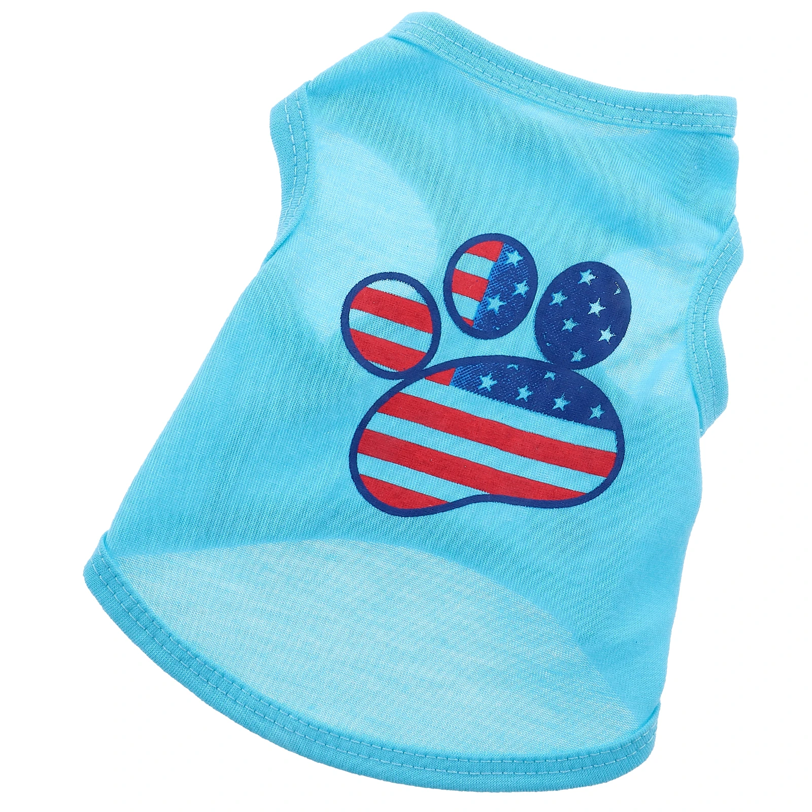 

Clothes American Flag Printed Dog Shirt T Shirt XS Size Pet Vest Breathable Puppy Clothing Adorable Design Dog