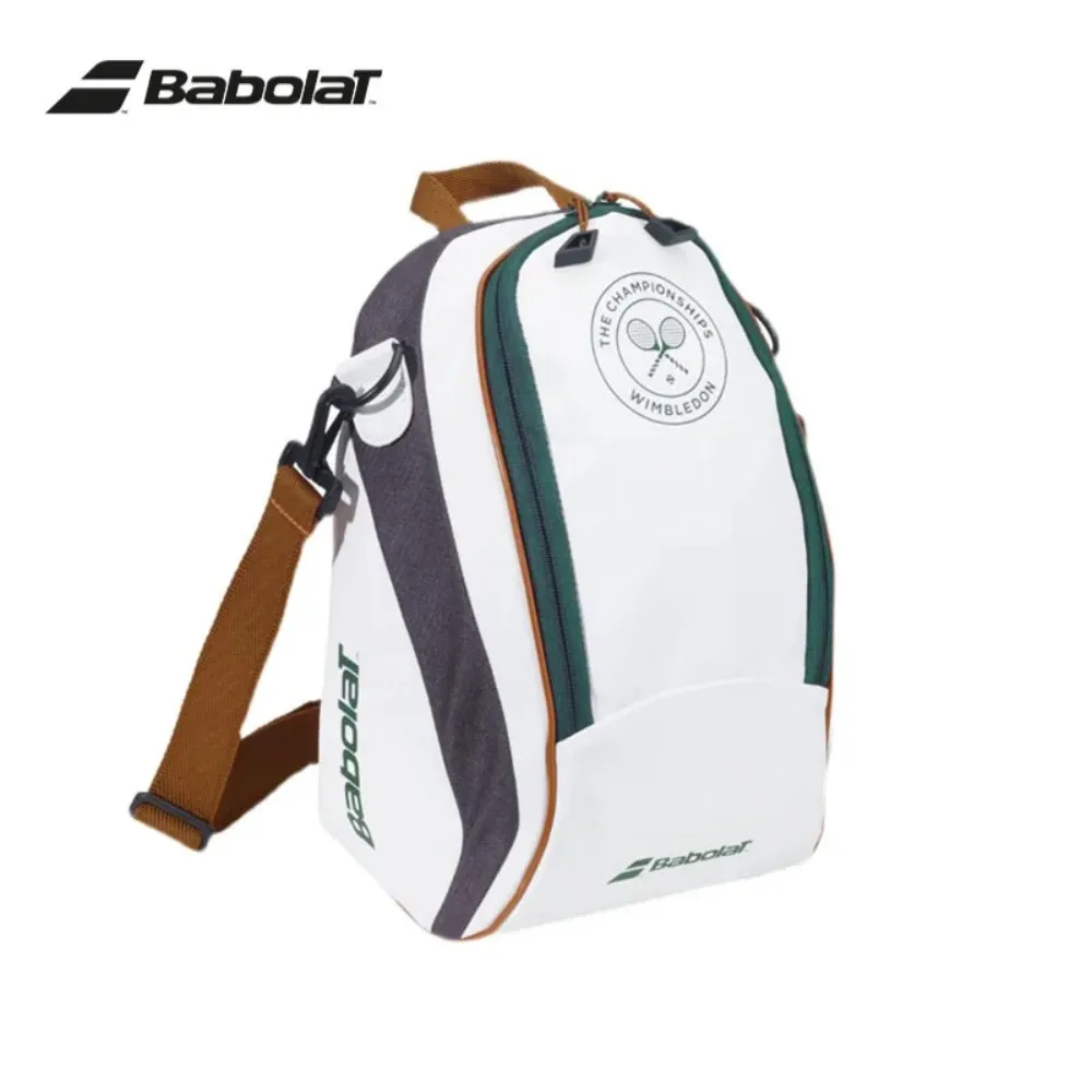 حقيبة تنس صغيرة مشتركة BABOLAT-Wimbledon ، حقيبة تبريد رياضية للكبار ، Wm الموضة ، حقيبة تخزين بيضاء Babolat ، أصلية ،