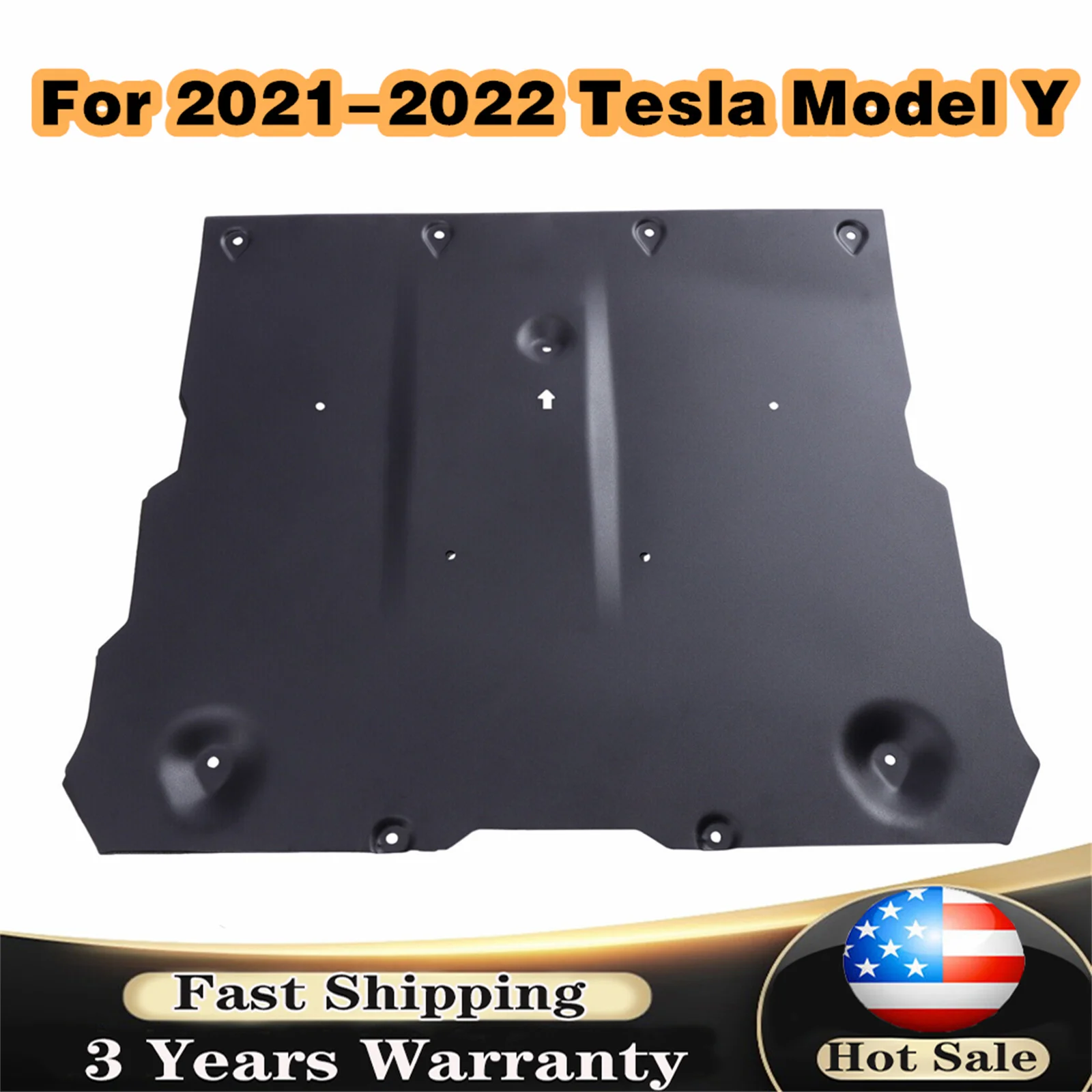 

Front Skid Plate Assembly For 2021 2022 Tesla Model Y Under Engine Guard Cover