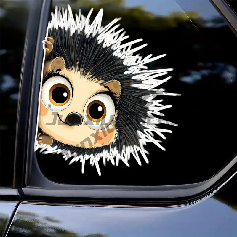 

The Cute Hedgehog Car Decals Bumper Window Animal Stickers Car Accessories Waterproof Vinyl Material