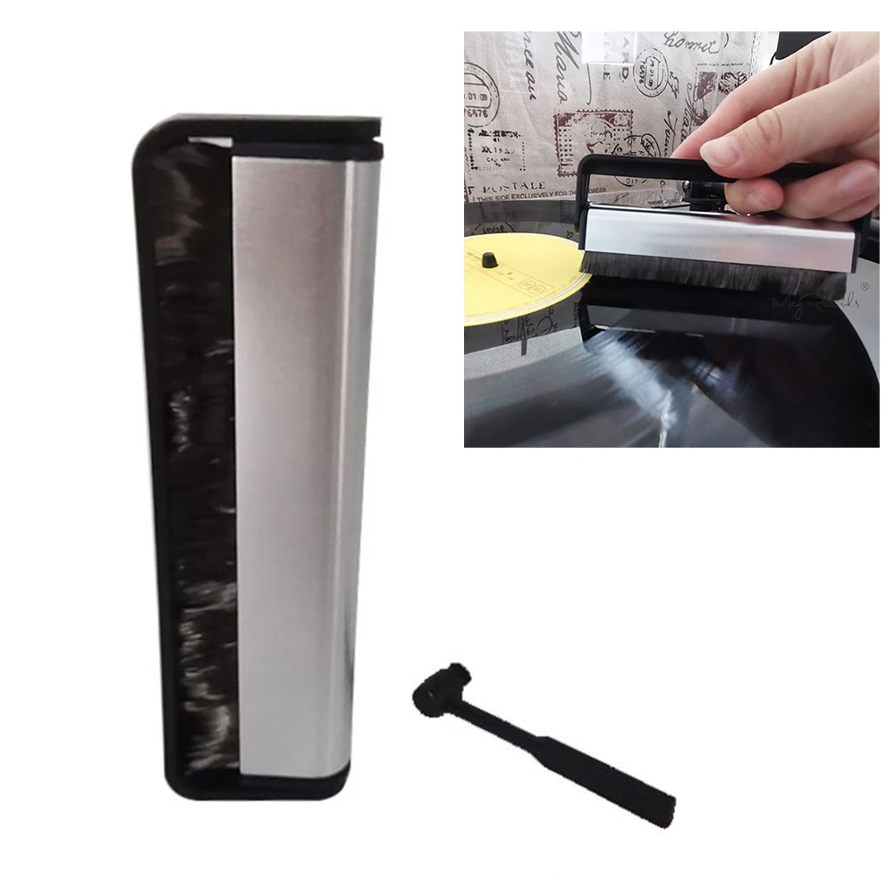 Vinyl Record Brush Anti Static Carbon Fiber Record Cleaner For Music Lovers Household Cleaning Tools Accessories