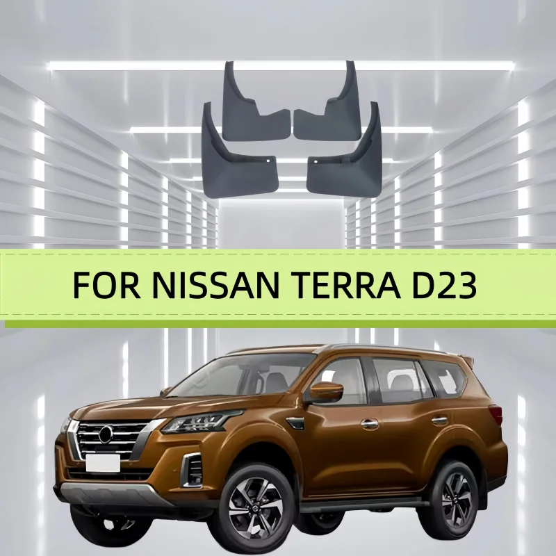 FOR NISSAN TERRA D23 Mudguard Fender Mud Flaps Guards Splash Mudflaps Car Accessories Front Rear 4pcs