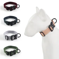 Collier Dulle réglable pour petit chien, colliers d'entraînement de luxe personnalisés, chasse tout-terrain, police militaire, grande échelle