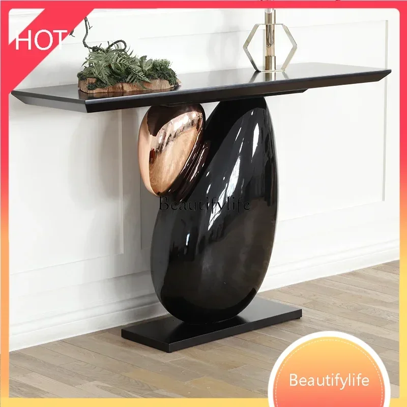 

Новый стиль, современный простой входной столик, входной шкаф, украшение коридора отеля у стены ss 8617.