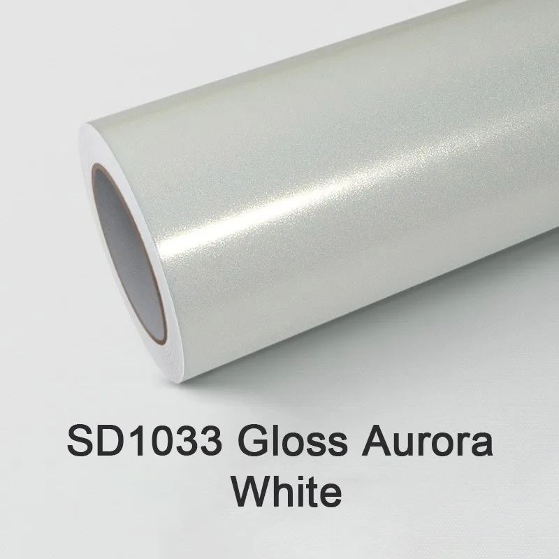 

5x59ft/Roll Gloss Aurora White liner Vinyl working with car protector film