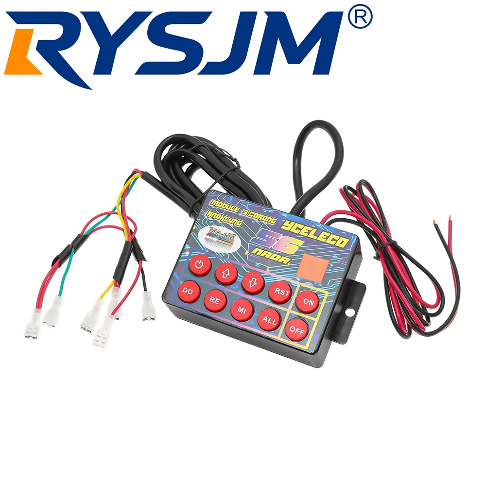 56 Sound Musical Electronic Horn Controller Horn Speaker Sound Control Unit 56 Tone Horn Controller for Motor Boat Truck 12V