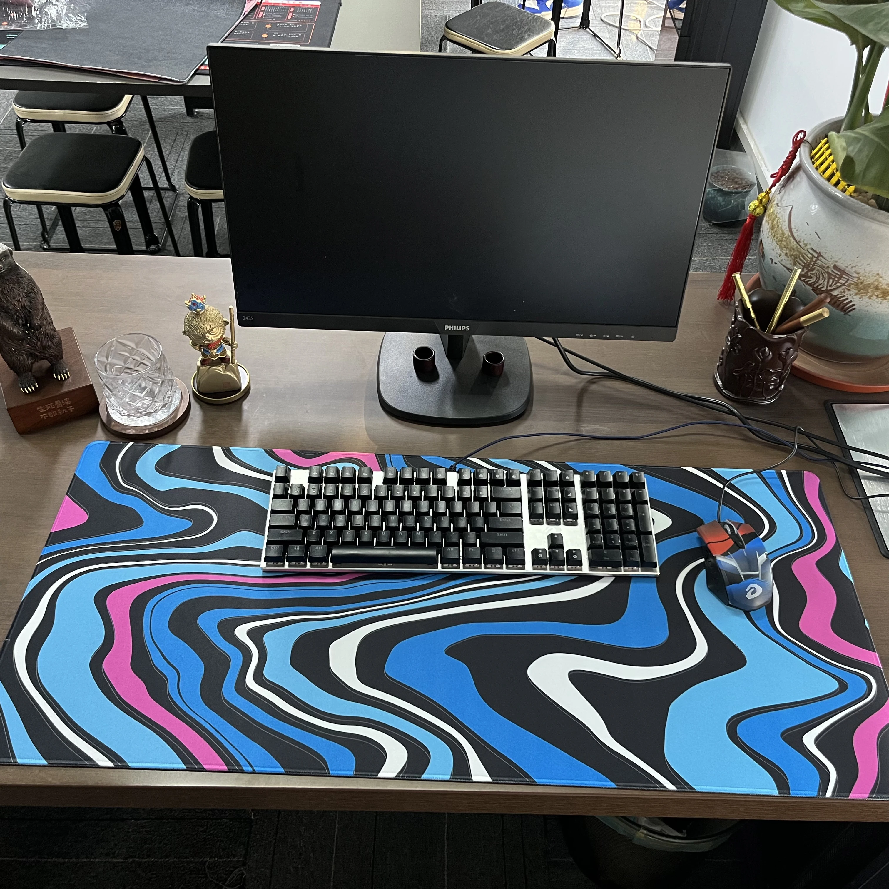 Strata Liquid Computer Mouse Pad Gaming Mousepad Abstract Large 900x400 MouseMat Gamer XXL Mause Carpet PC Desk Mat keyboard Pad