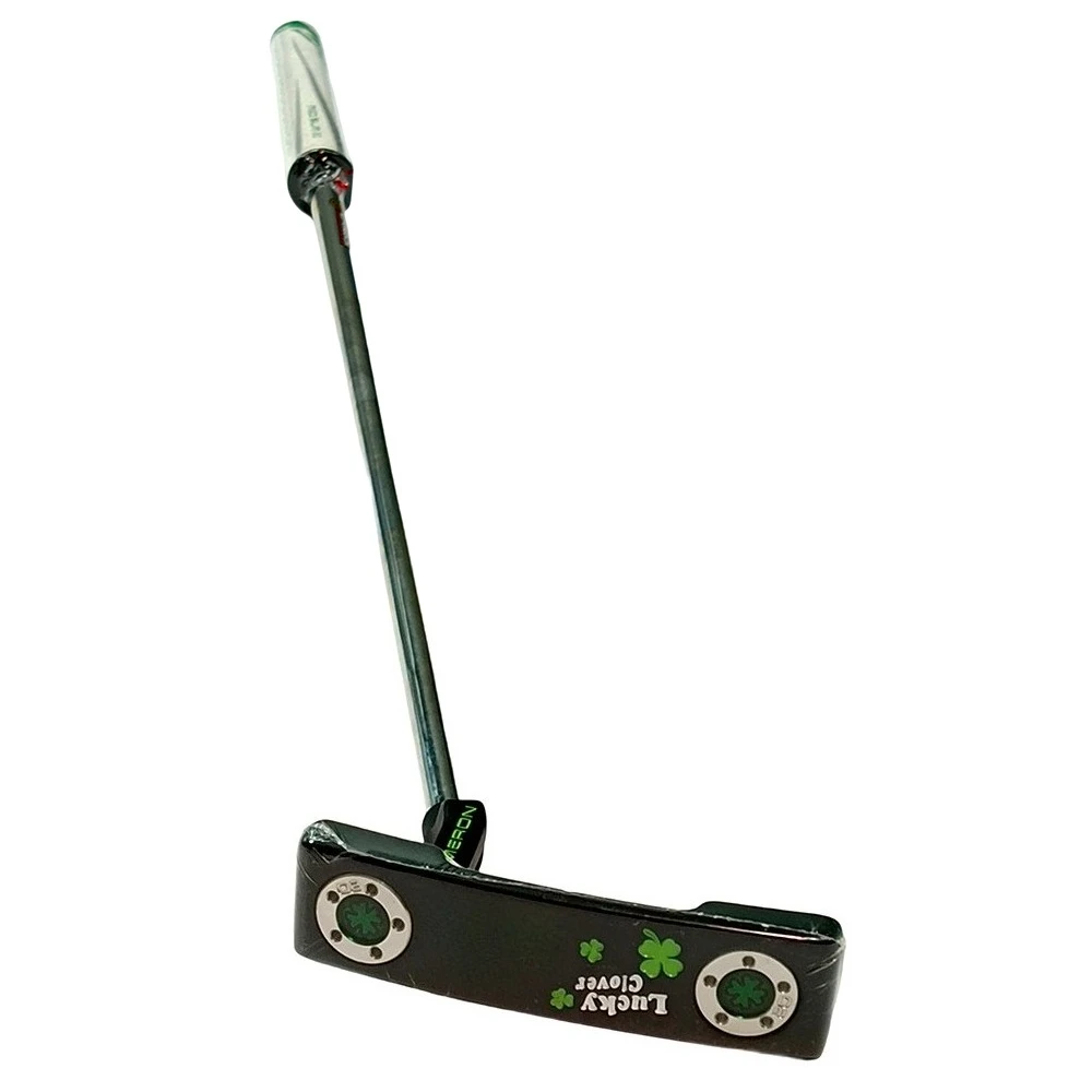 

Golf Clubs Men's Putter Low Center Of Gravity With Alignment Putter for Precision Putting Lucky Clover 35 inchs With Head Cover