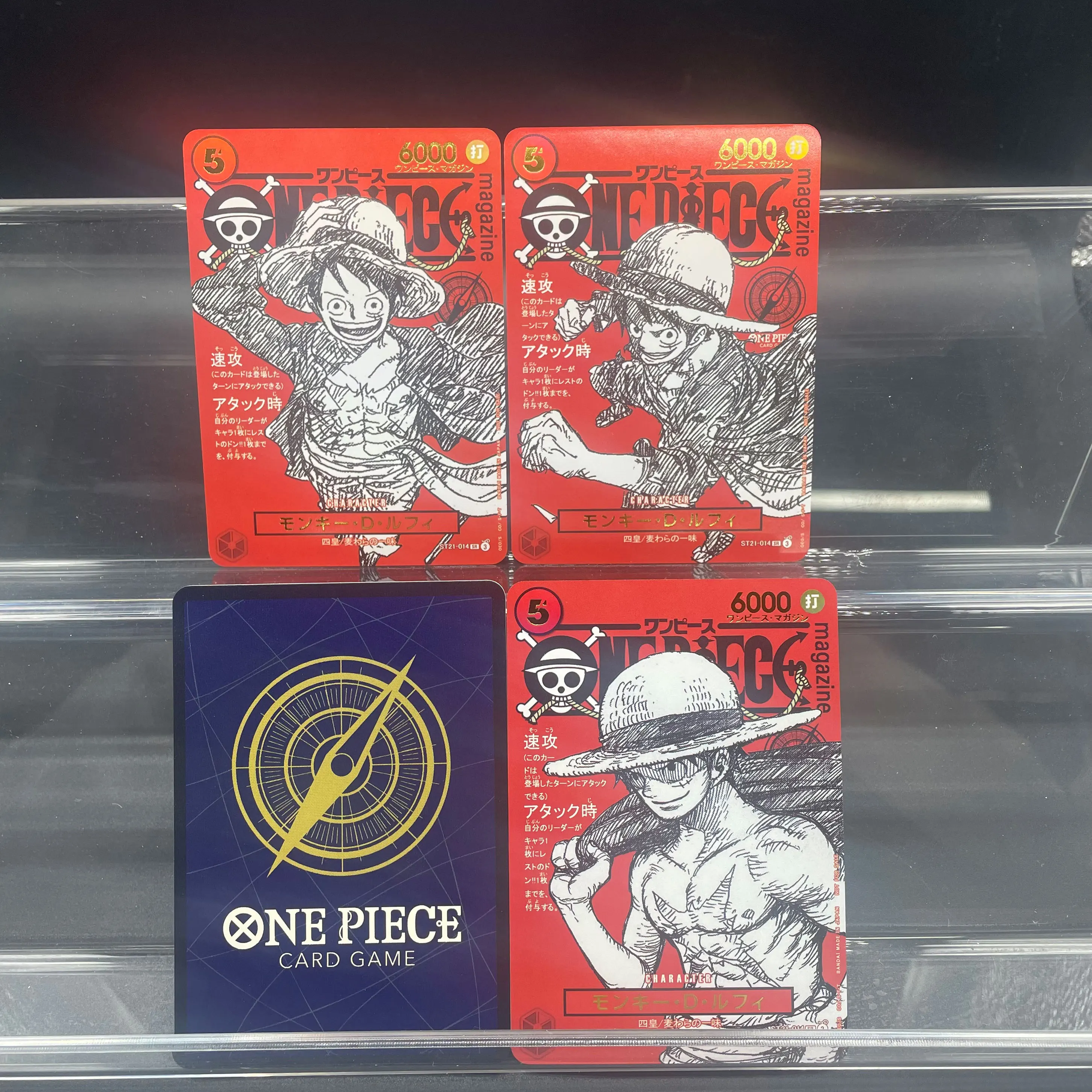 4 قطعة/المجموعة DIY ذاتية الصنع OPCG القش قبعة القراصنة القرد د. لوفي مجلة التعاونية الحصرية بطاقات مذهب النص جامع هدية