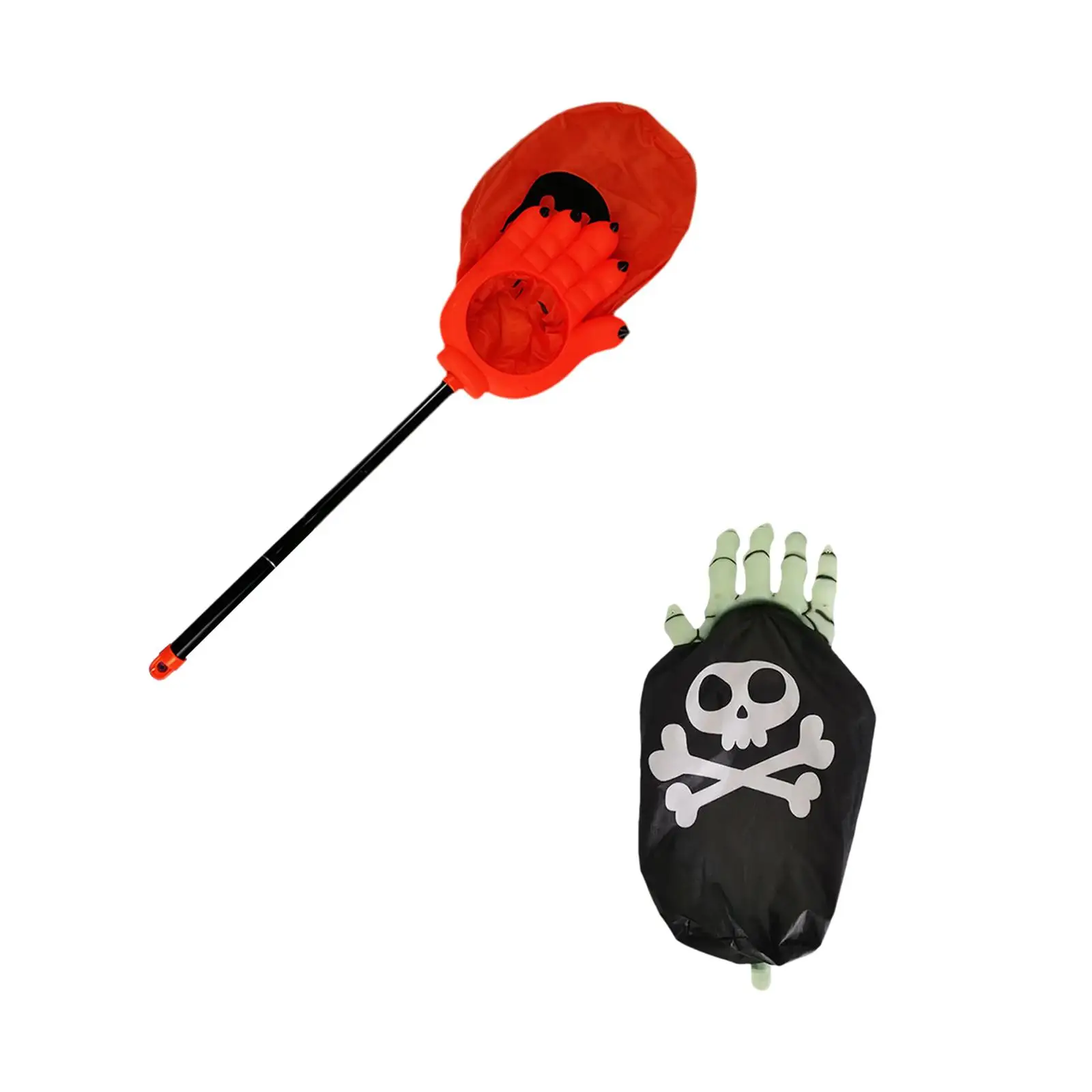 Halloween Bag for Trick or Treat Funny Snack Decorations Creative Design Gift Large Capacity Begging Bag Ghost Hand Candy Pouch