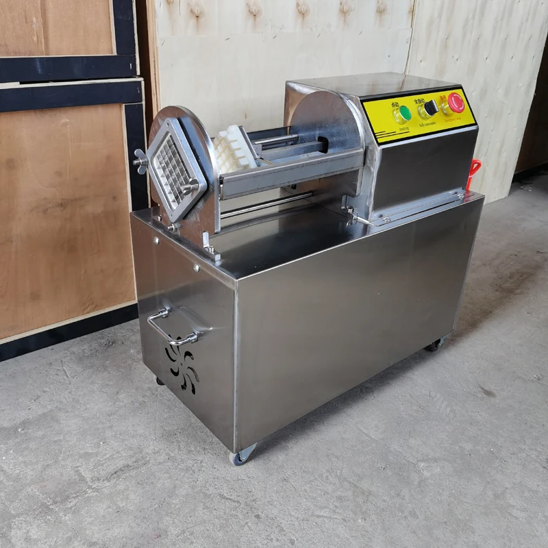 

French Fries Cutting Machine Commercial Electric Potato Chips Slicer Small Vegetable Fruit Strip Cutter Machine