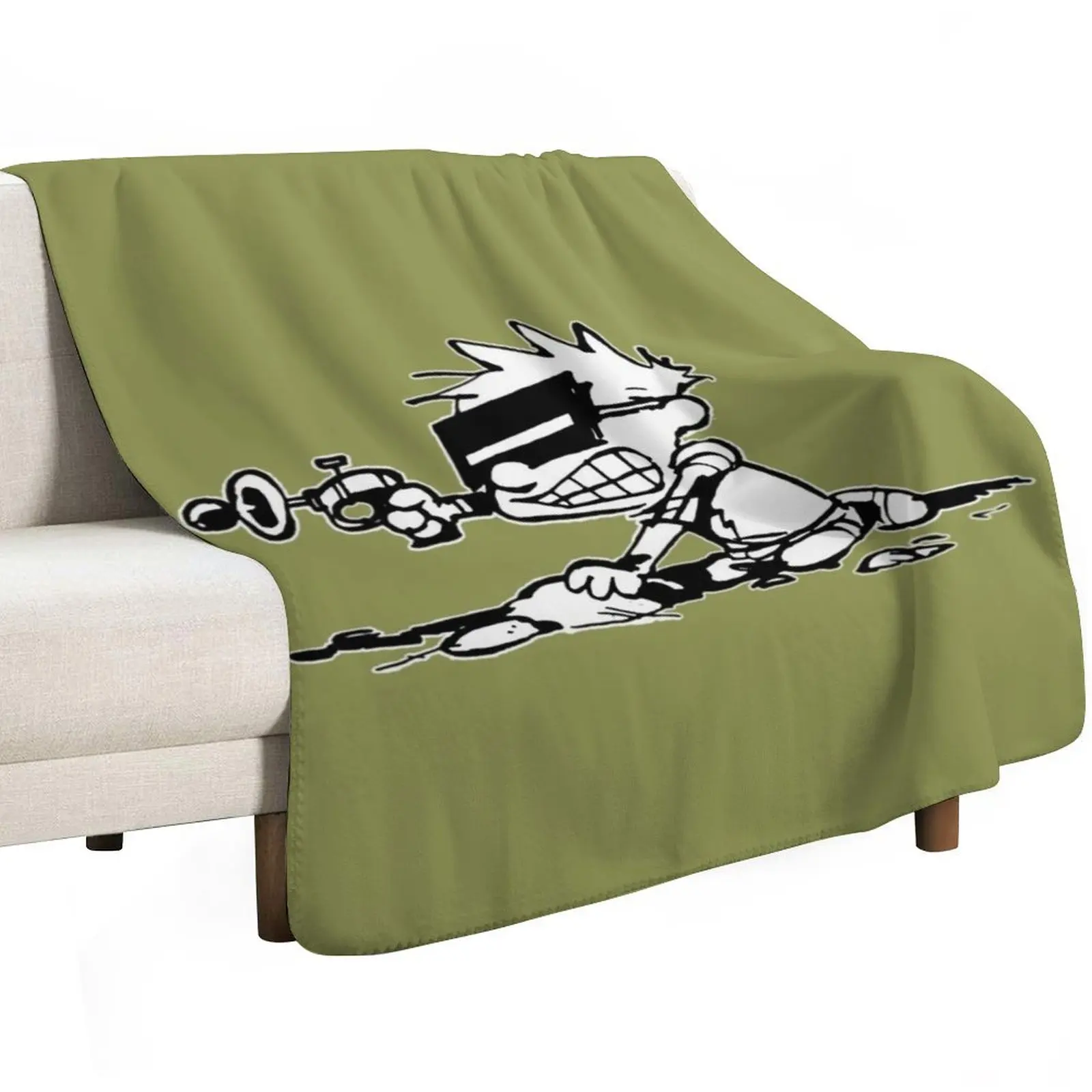 Spaceman spiff calvin \t Throw Blanket Cute Tourist Sofas valentine gift ideas Kid'S Flannels Blankets
