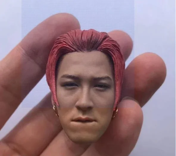 1/6 Scale Famous Korean Singer Choi Seung Hyun Head Sculpt Handsome Guy Head Carving Model for 12in Action Figure Collection Toy