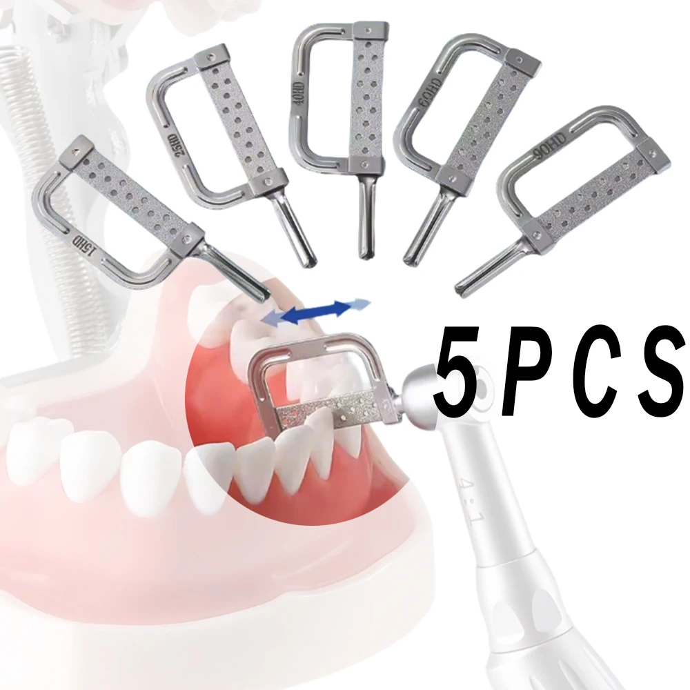 5Pc Double Sided Orthodontic Interproximal Enamel Reduction Strips for Teeth Shaping Polishing and Contouring