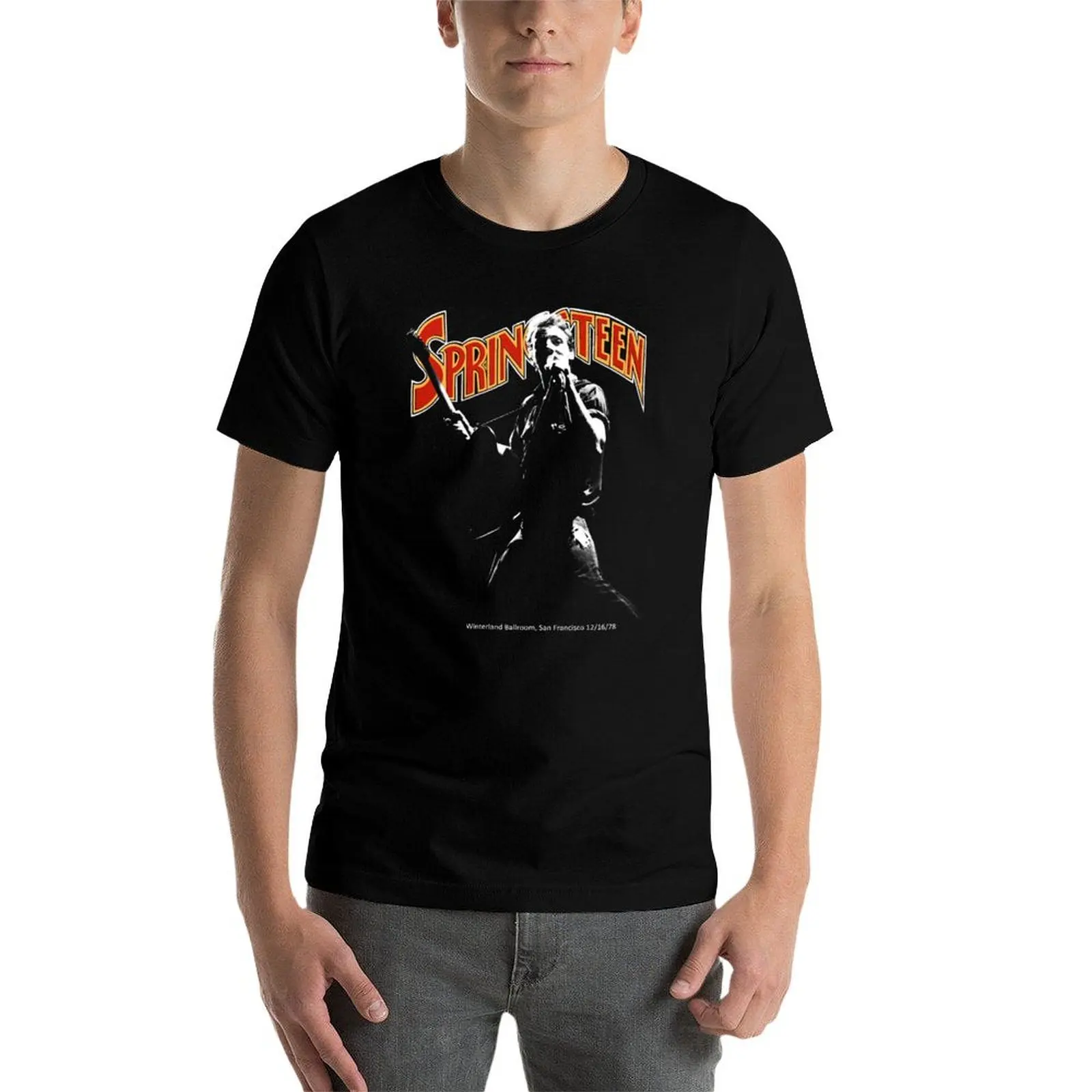 Brúcé Spríngstéén Throwback Winterland T-Shirt g man t shirts for men t shirt man cotton printed t