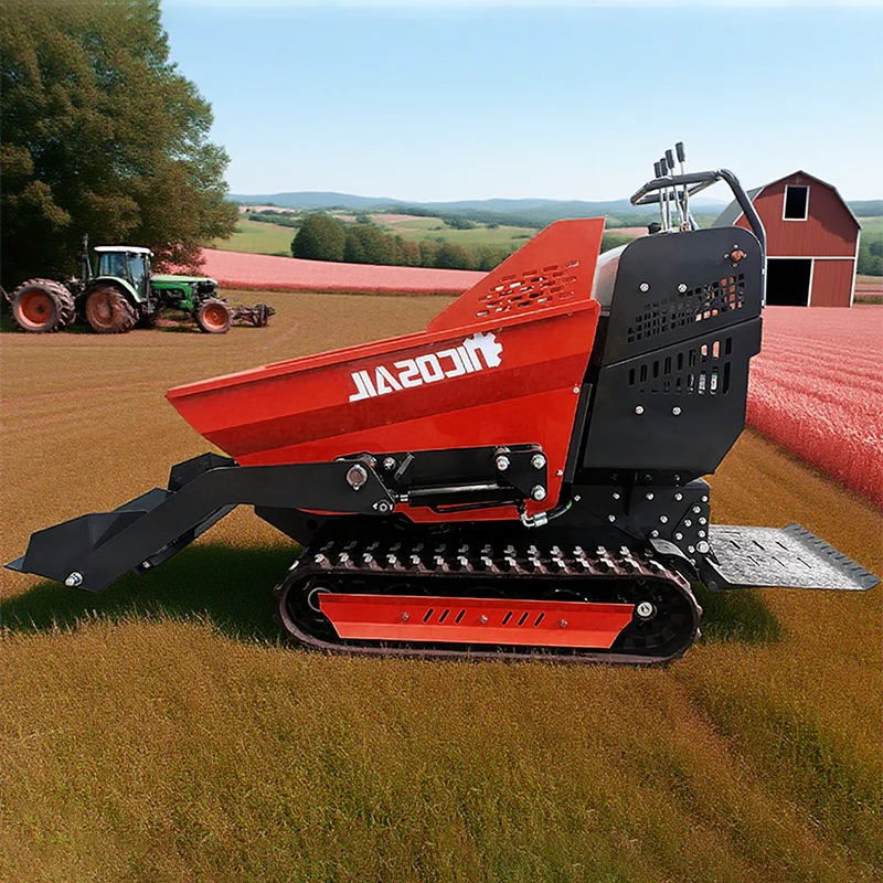 

Customized high-quality small tracked dump truck 500kg mini dump truck cheap diesel engine 4x4 small dump truck