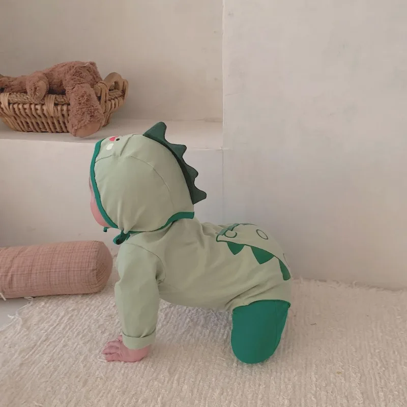 conjunto-de-roupa-para-bebe-dinossauro-body-chapeu-novo-verao-manga-curta-estilo-coreano-2-pecas-para-meninos