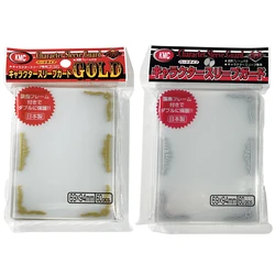 Outer Card Sleeves Barrier Card Games TCG PKM Gold Silver Frame Standard Size Transparent Final Protectors 69x94mm