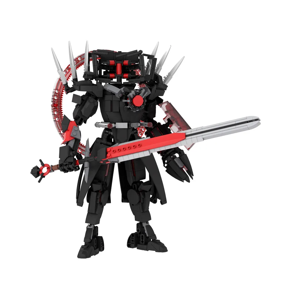 Doomsday Watcher Skibidi haut-parleur de toilette Titan modèle Titan TV homme Titan caméraman blocs de construction figurine poupées décor